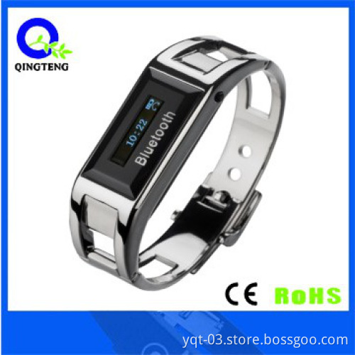 Attractive stainless steel bracelet with bluetooth